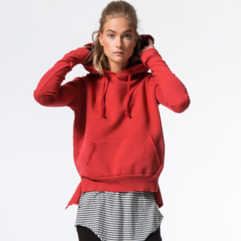 FRANK & EILEEN TEE LAB Pullover Hoodie Red XS EUC